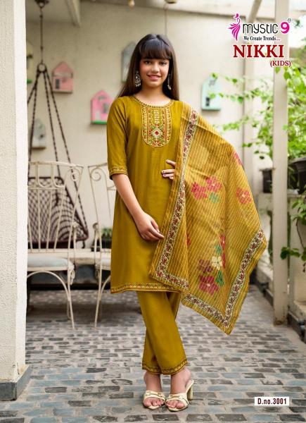 Mystic9 nikki (kids) vol 3 double layered kurti wholesale